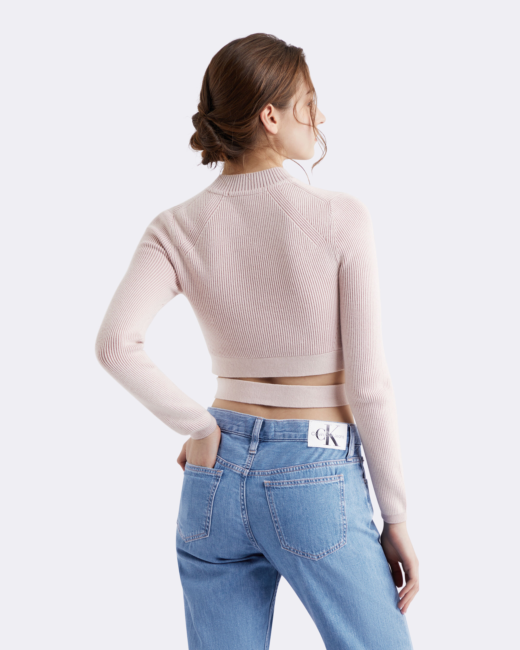 Calvin klein crop sweater outlet