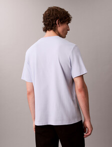 Script Logo Graphic Relaxed T-Shirt, Casual Blue, hi-res