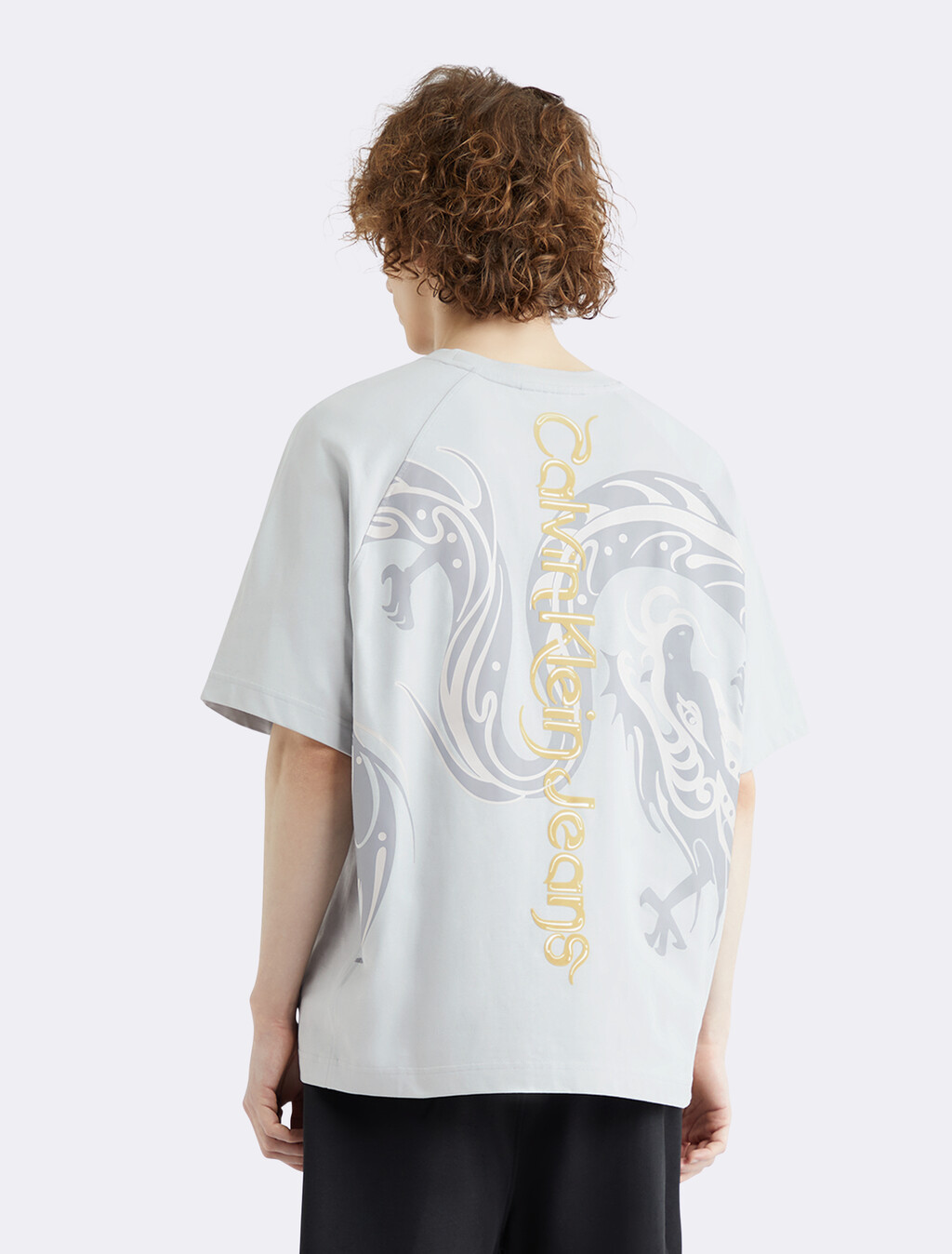 Year of The Dragon T-shirt, Gray Violet, hi-res