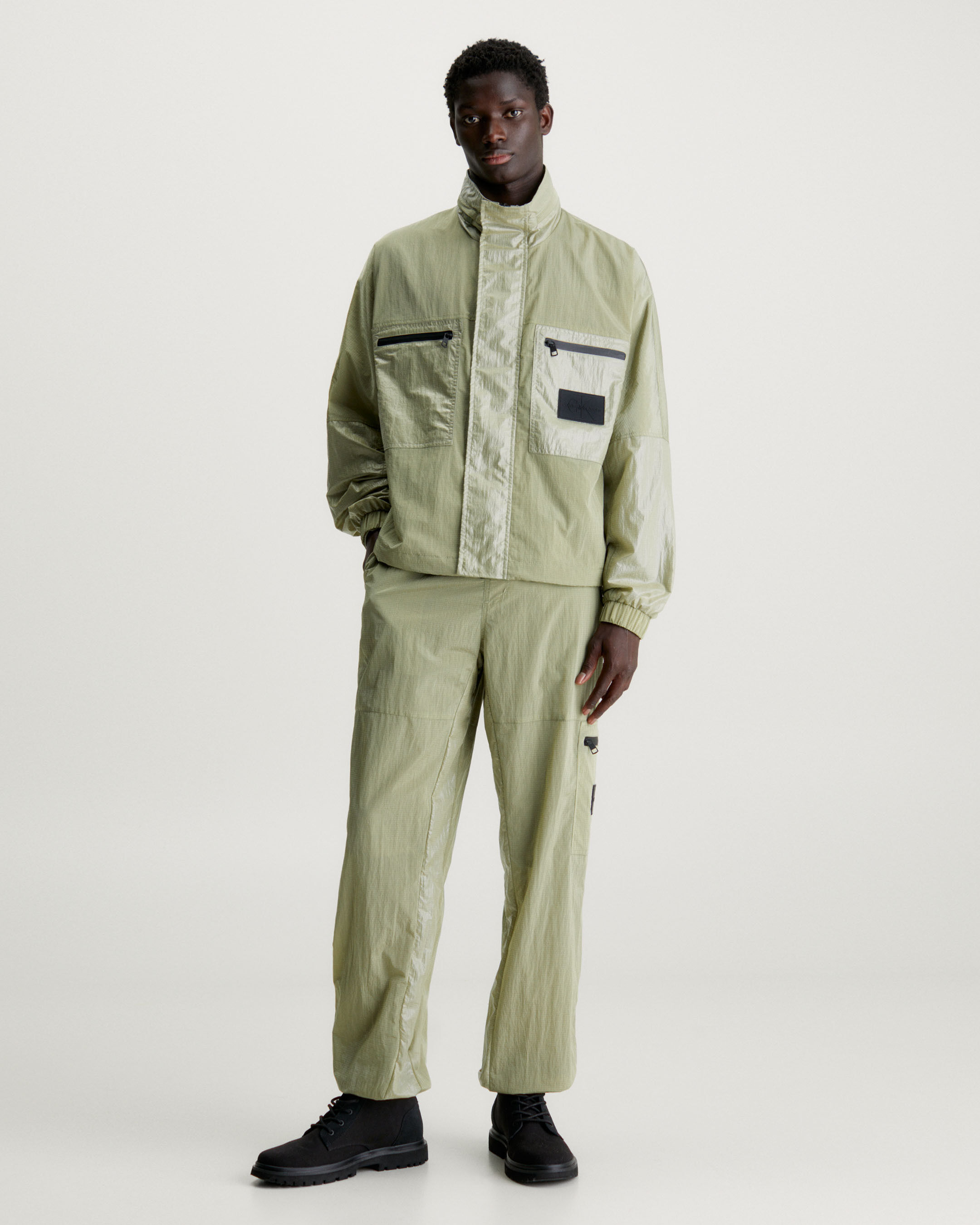 Calvin klein nylon field outlet jacket