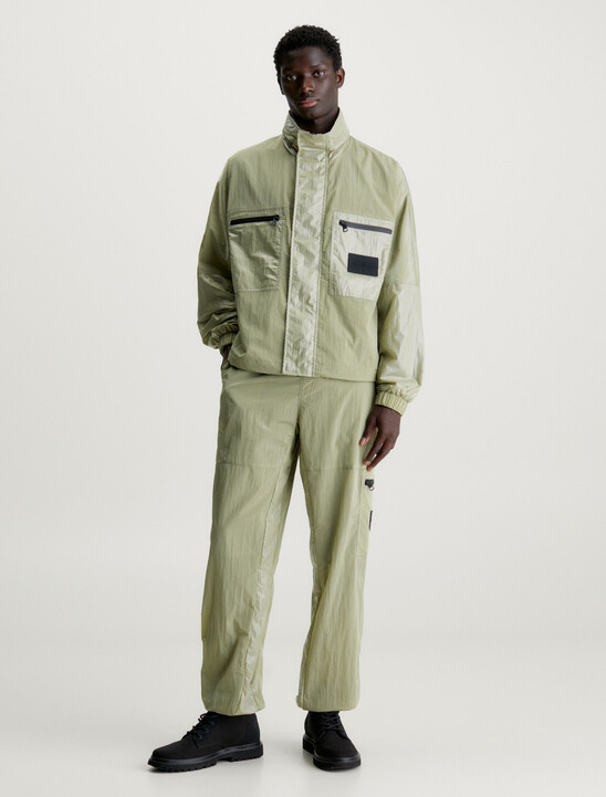 Relaxed Utility Track Jacket