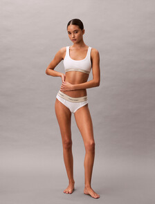 無鋼圈胸罩 - Heritage Cotton, White, hi-res