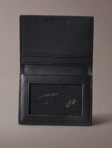 Matte Billfold Wallet With Card Case, Black, hi-res