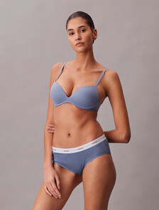 Perfectly Fit Wirefree Push Up Bra, Blue Tulip, hi-res