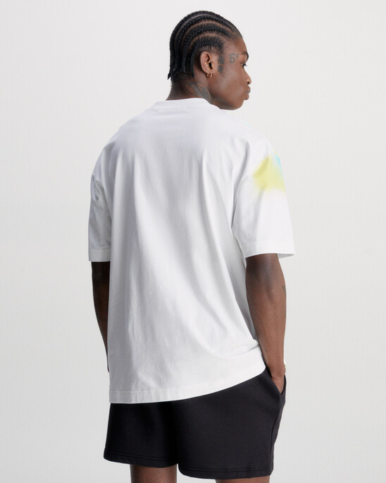 Oversized Spray Print T-Shirt