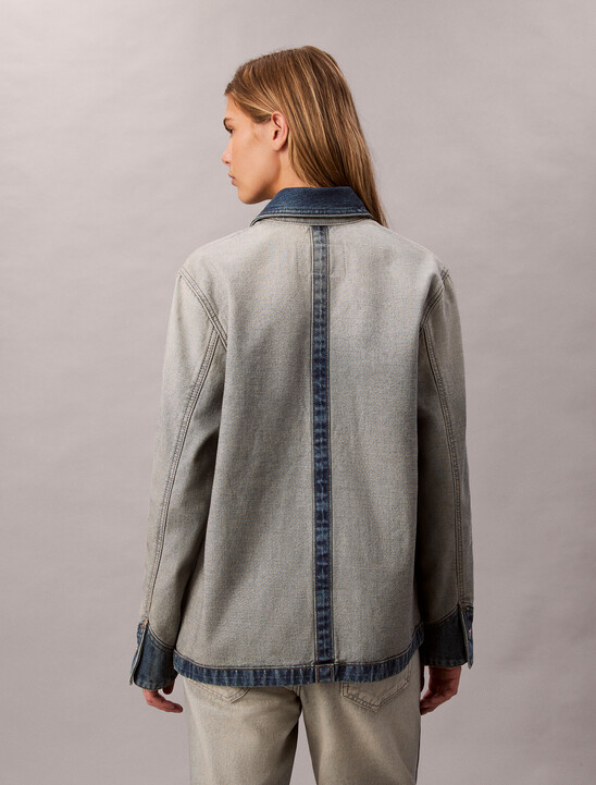 Relaxed Inside Out Denim Jacket