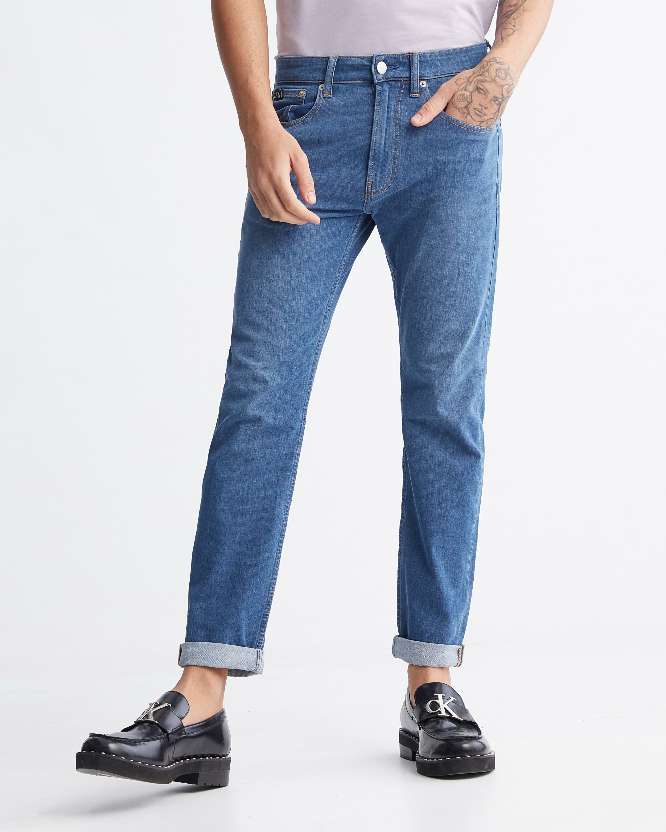 Ultimate Stretch Modern Taper Jeans blue Calvin Klein Taiwan