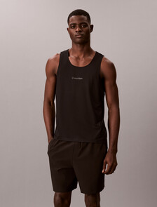 Icon Sport Mesh Tank Top, Black, hi-res