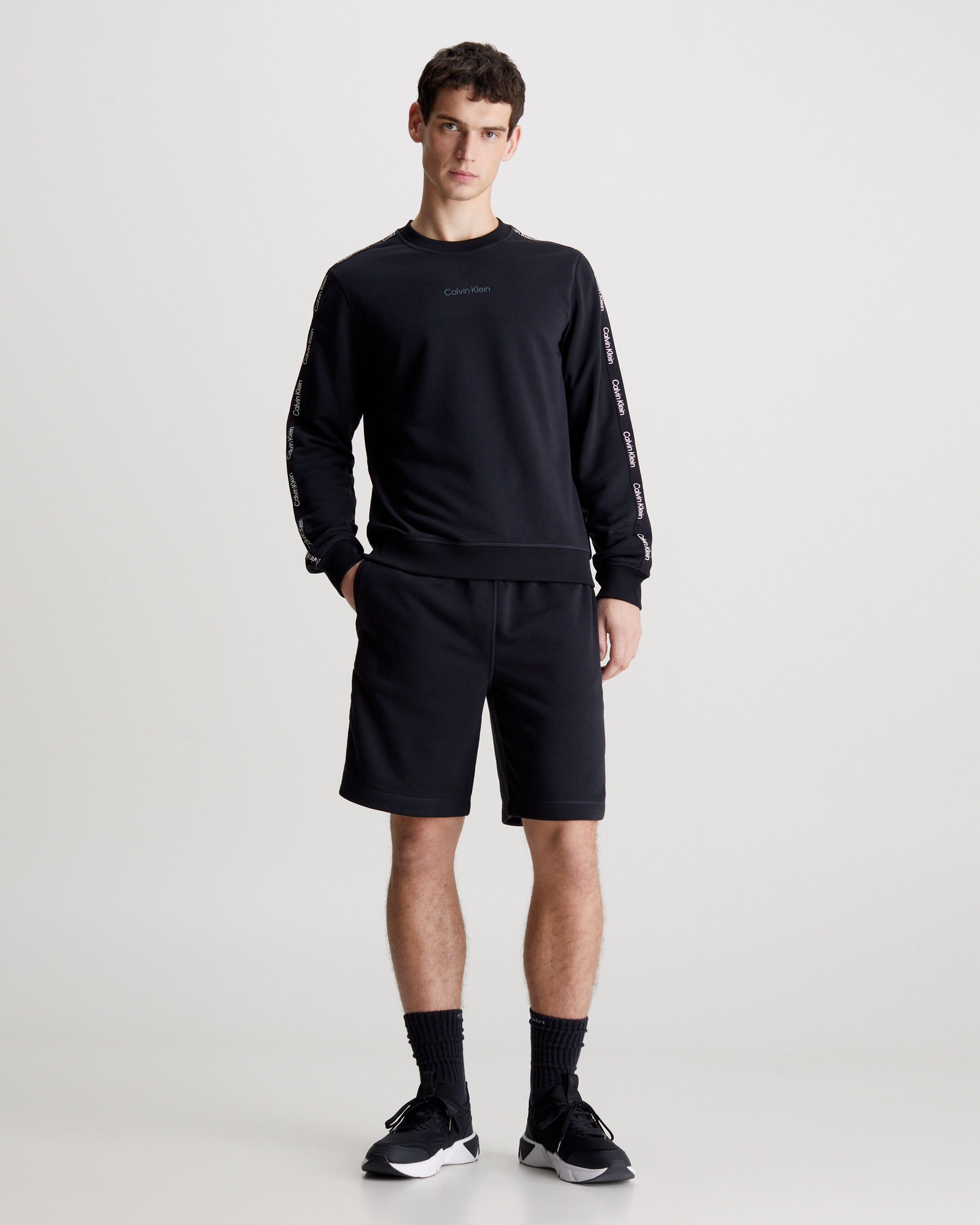 Calvin klein hoodie and shorts hot sale