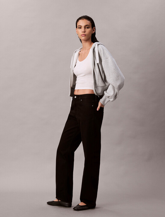 90s Straight Soft Black Jeans