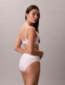 Icon Cotton Modal 棉質莫代爾深 V 胸罩, Cradle Pink, hi-res