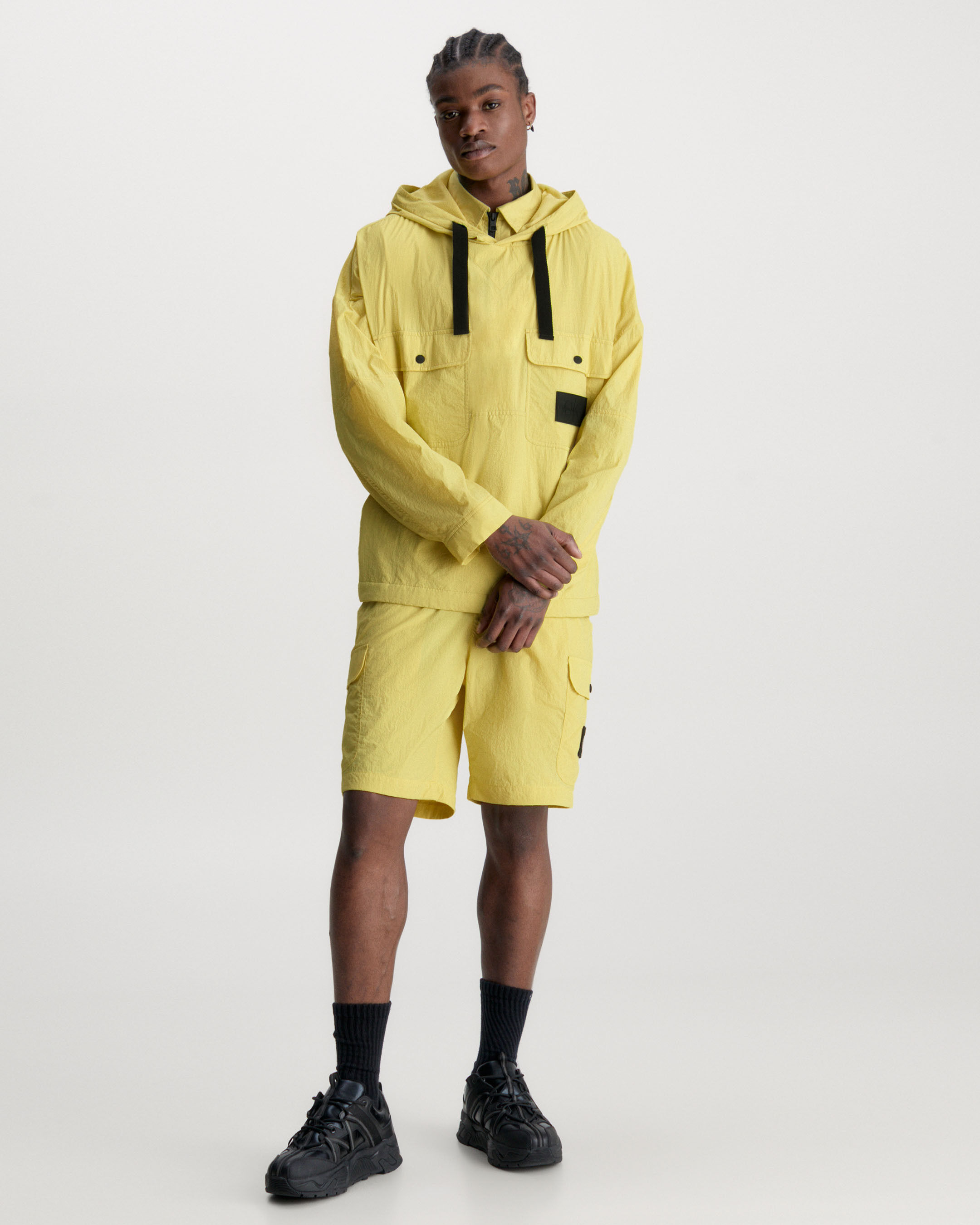 Calvin klein yellow coat new arrivals