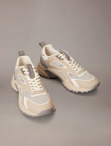 Trailblazer &mdash; Ripstop Runner Trainers, Oatmeal/Marshmallow/Cloudburst, hi-res