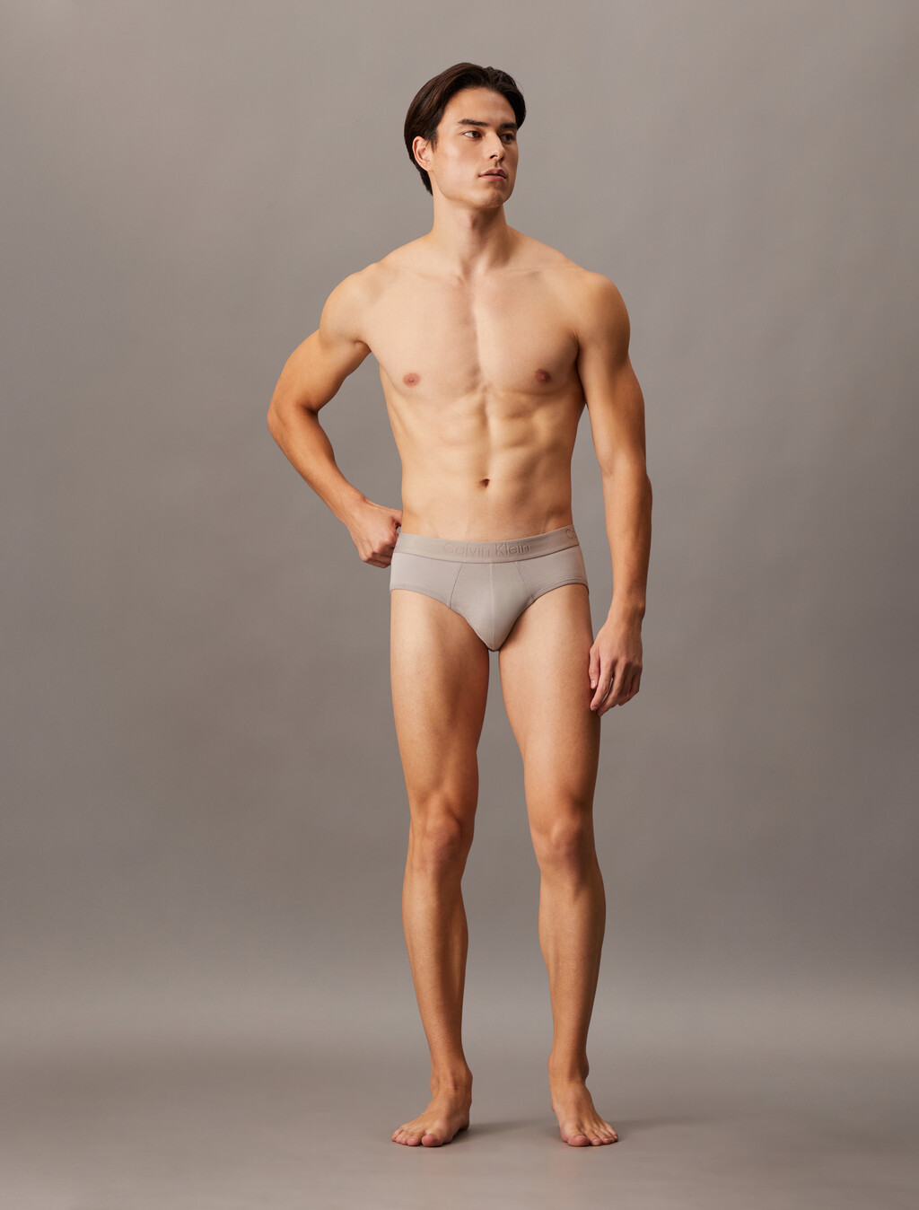 Silk Knit Hipster Briefs, Ash, hi-res
