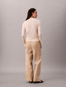 Cotton Twill Cargo Pants, Oxford Tan, hi-res