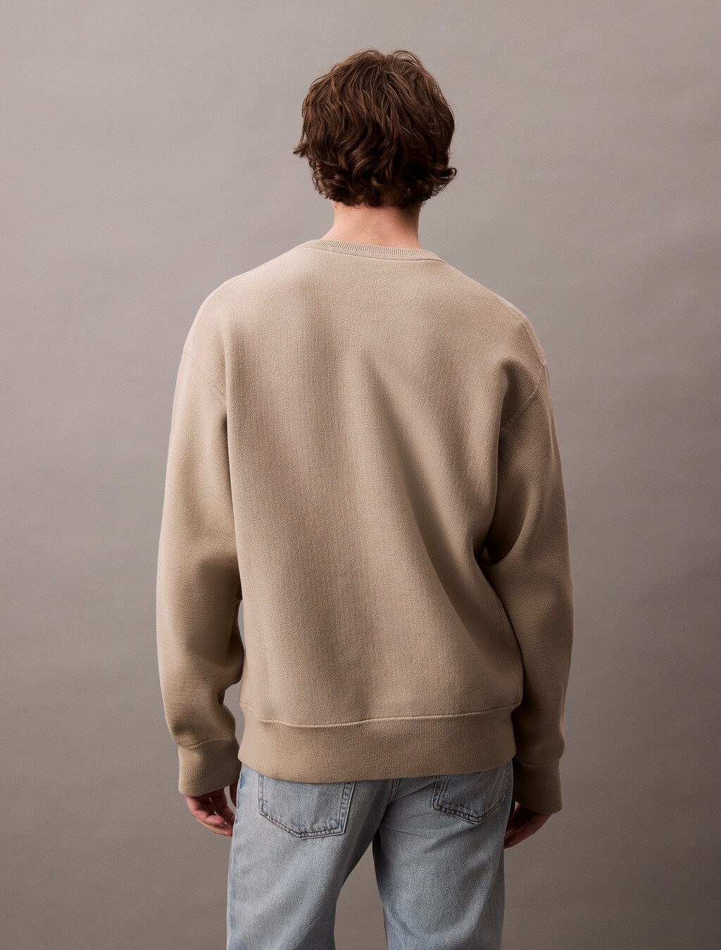 棉質混紡寬鬆運動衫, Pure Cashmere, hi-res