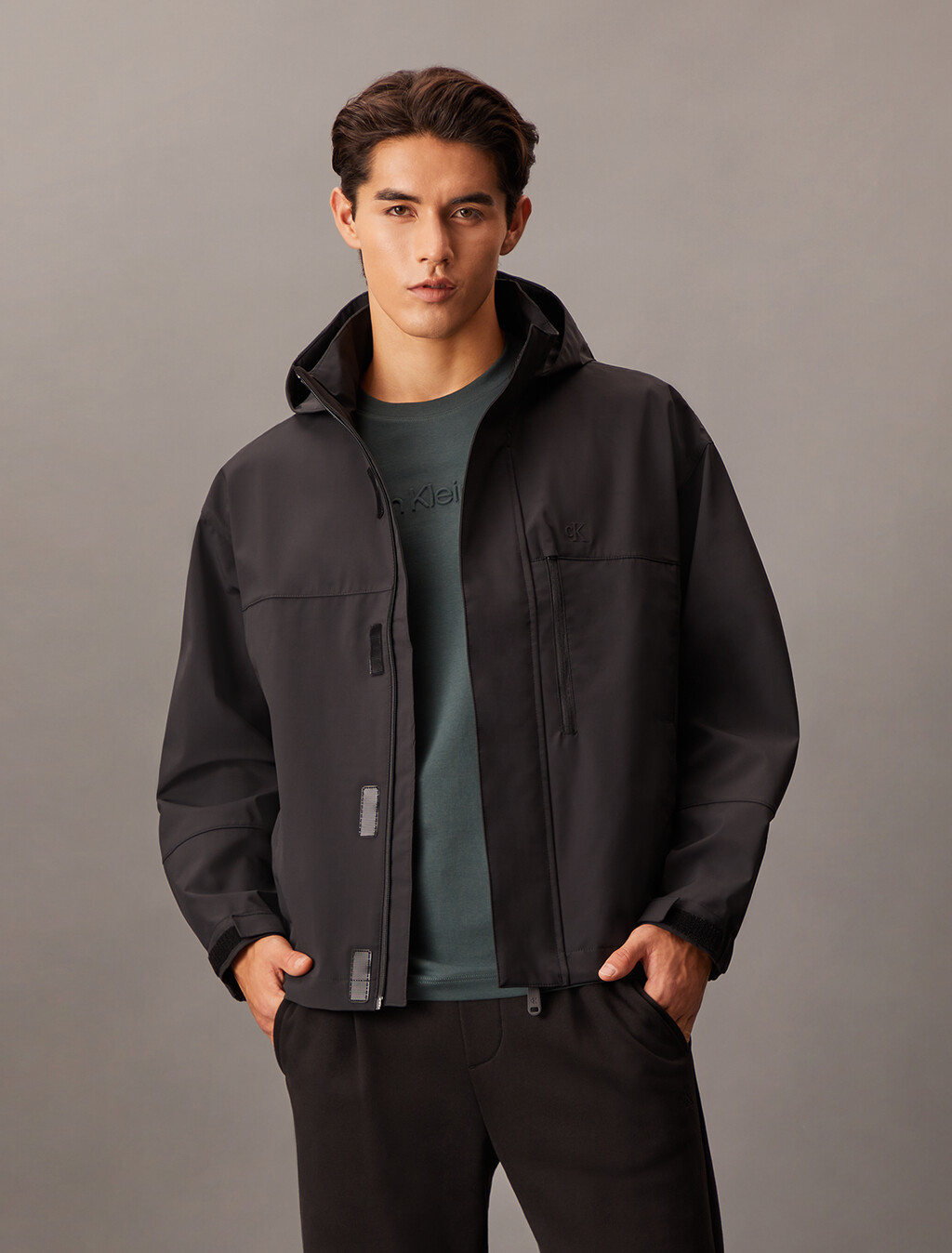 Technical Windbreaker, Ck Black, hi-res