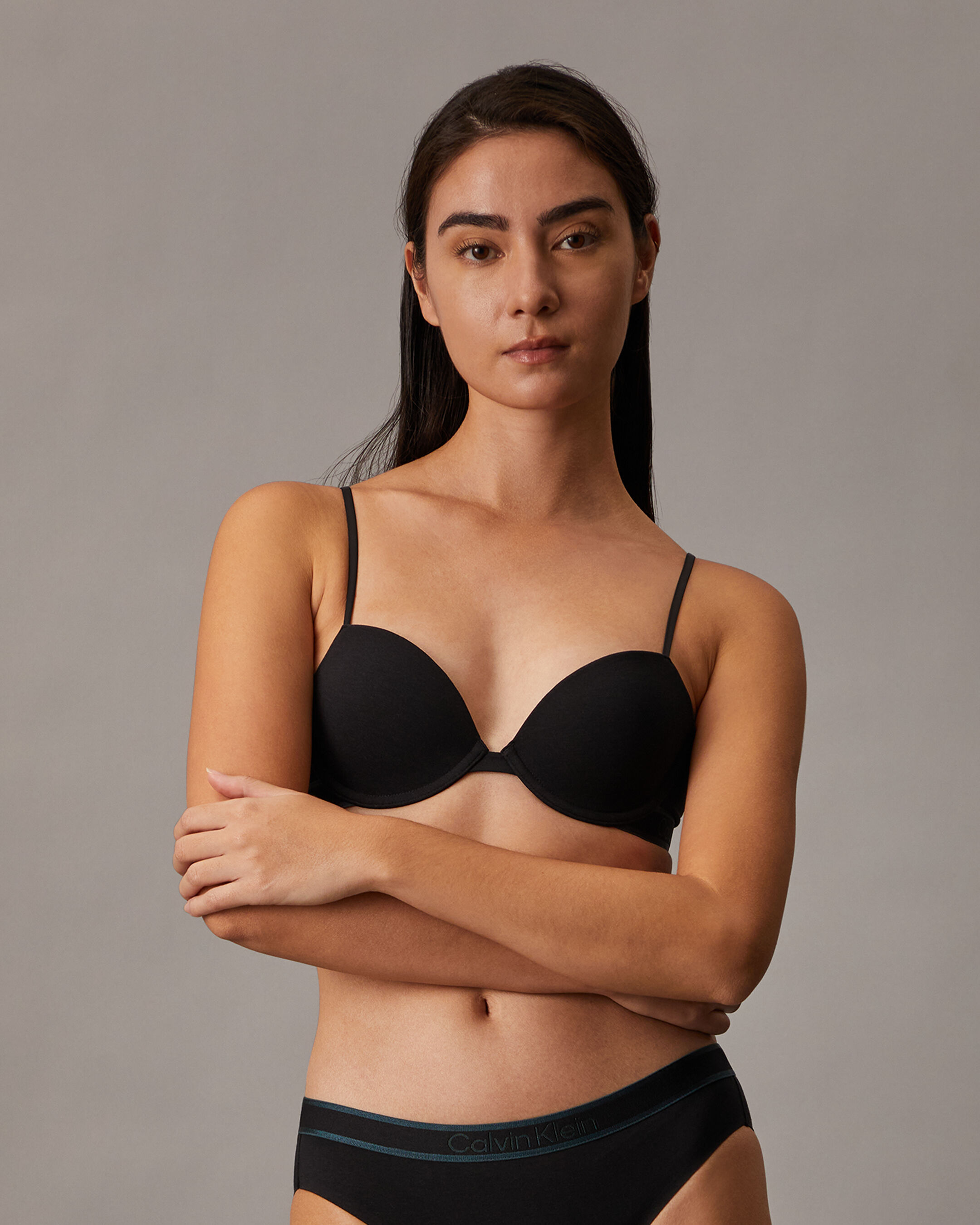 ブラジャー ^ ^ Women's Tonal Logo Cotton AF Demi Bra QF7948A Tonal Logo Demi T-Shirt Bra | Calvin Klein