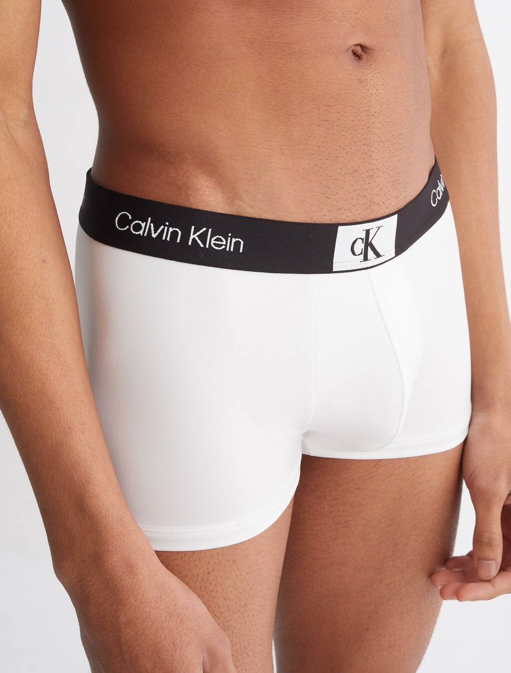 Calvin Klein 1996 Micro Low Rise Trunks, White, hi-res