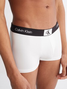 Calvin Klein 1996 Micro Low Rise Trunks, White, hi-res