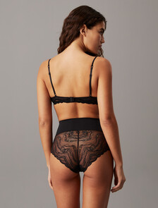 Sensual Stretch Lace Shaping Brief, Black, hi-res