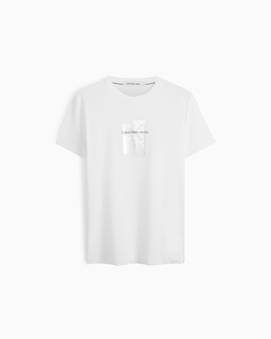 Metallic Foil Monogram Organic Cotton Tee