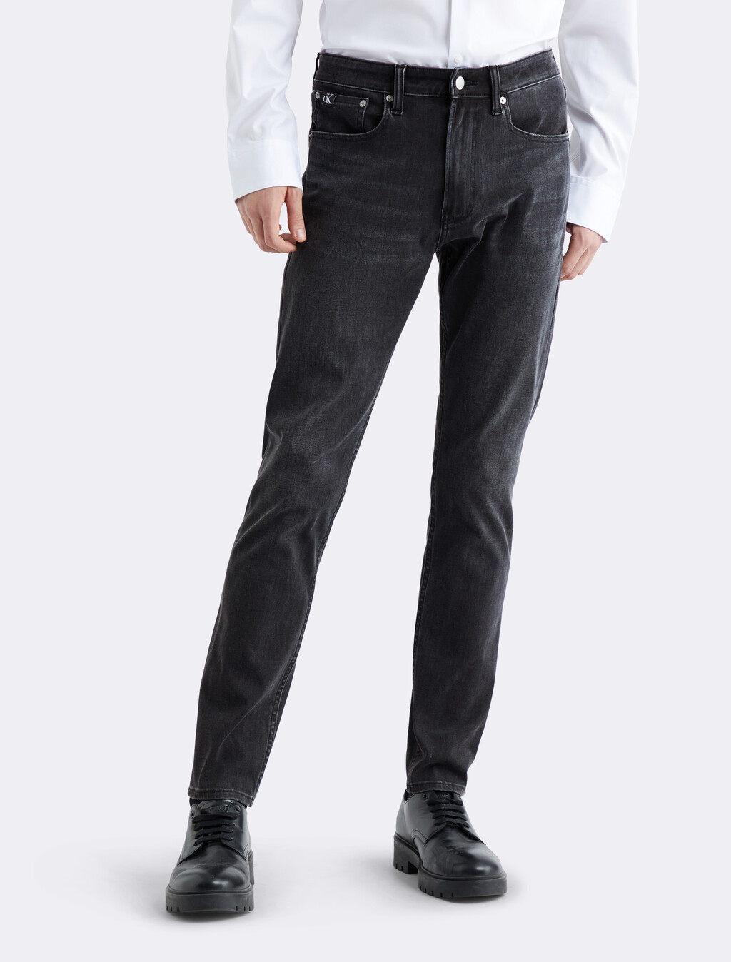 Modern Taper Jeans, 046 BLACK, hi-res
