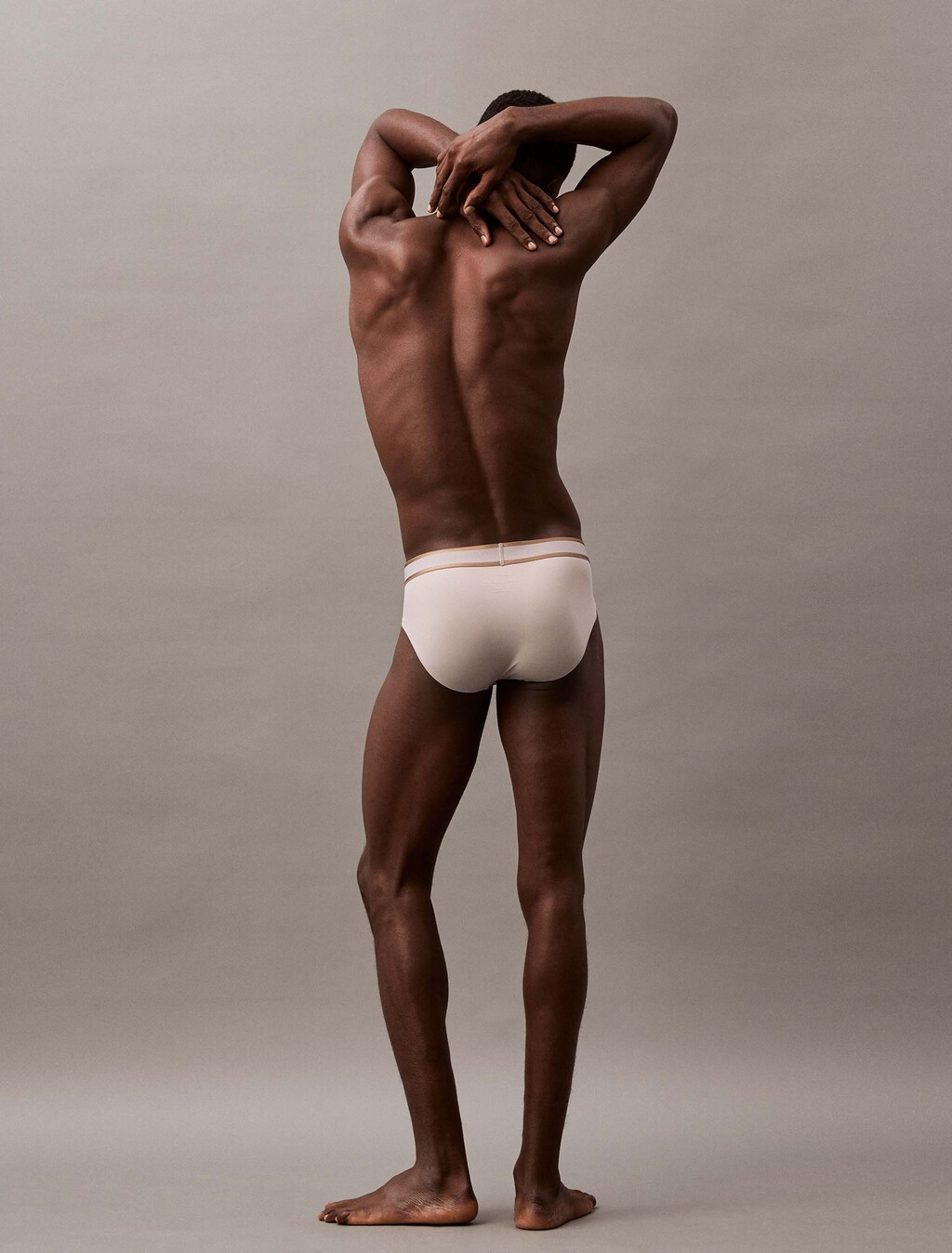 Tonal Logo Hip Brief, Ash, hi-res