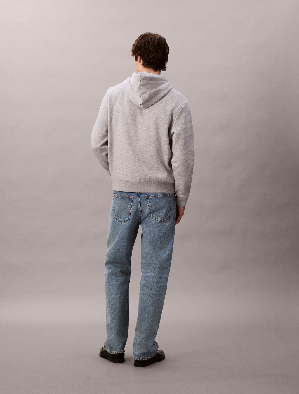 Archive Logo Fleece Hoodie, Heroic Grey Heather, hi-res