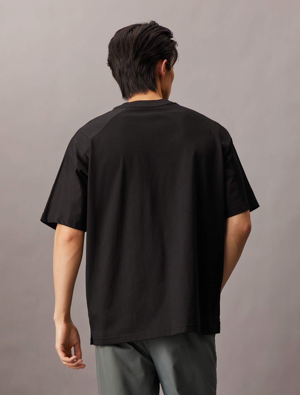 Cooling Relaxed Tee, Ck Black, hi-res