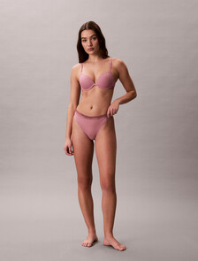 Icon 標誌蕾絲薄半杯式胸罩, Soft Mauve, hi-res