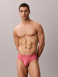 CK Black Cotton Stretch Hip Brief, Brilliant Pink, hi-res