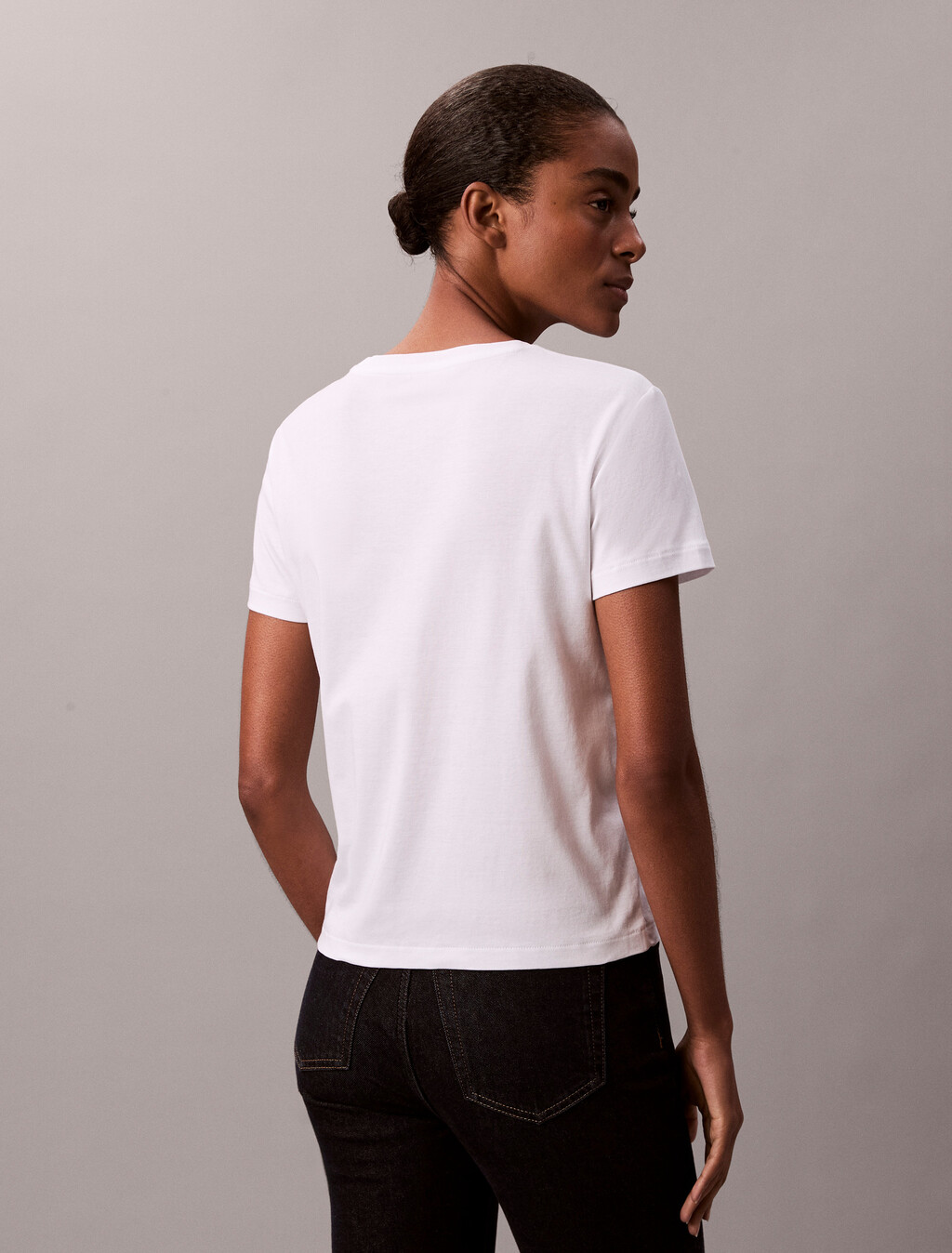 Nano Logo Supima Cotton Tee, Brilliant White, hi-res