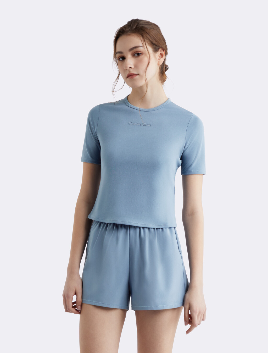 Essentials Sport Semi-Fitted Tee, CERAMIC BLUE, hi-res