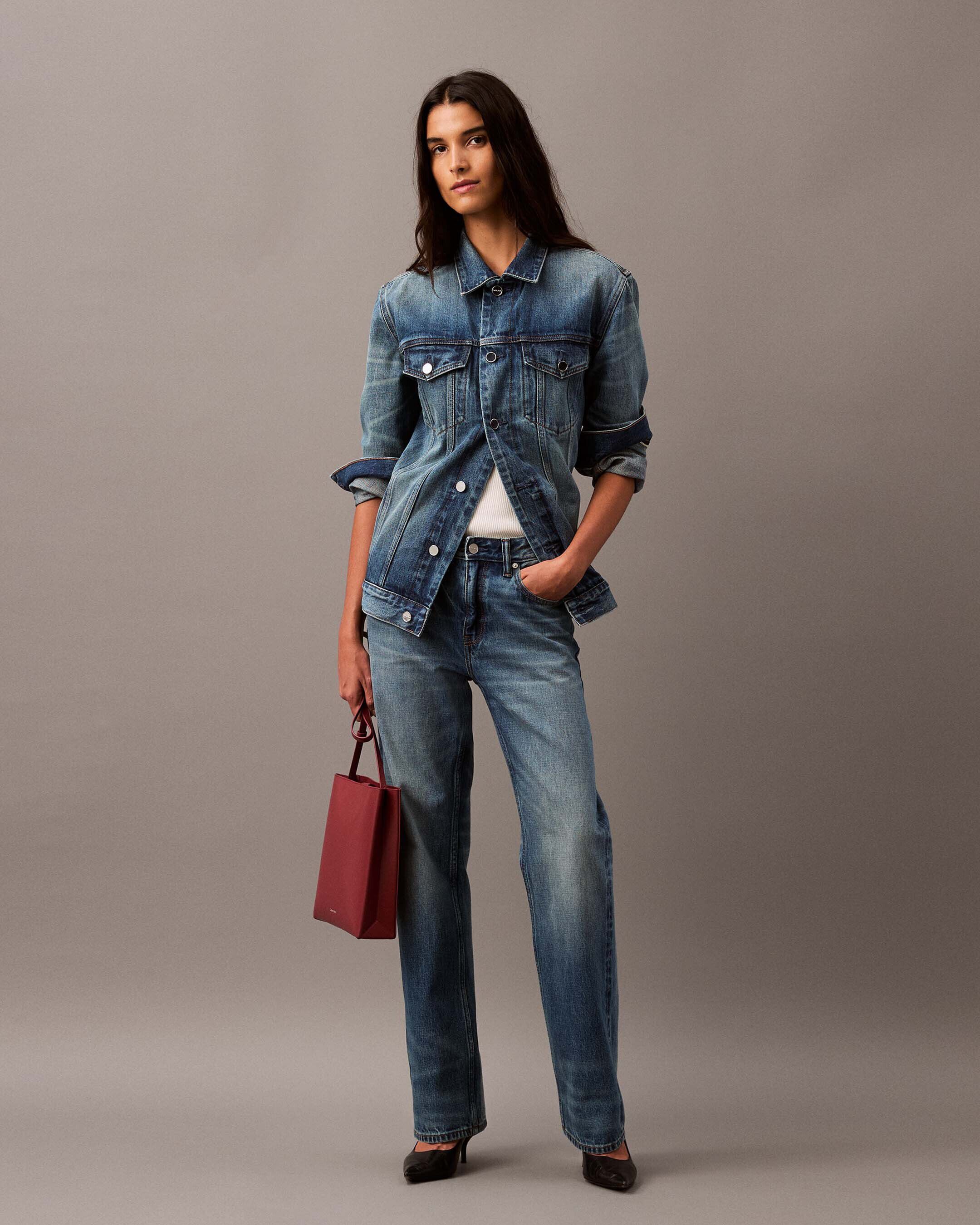 Selvedge Modern Loose Fit Jeans | blue | Calvin Klein Taiwan