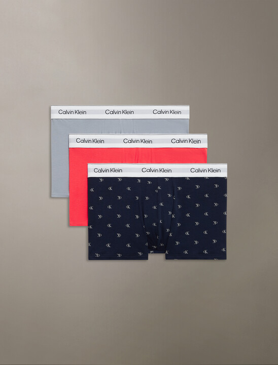Icon Cotton Stretch Trunks 3 Pack