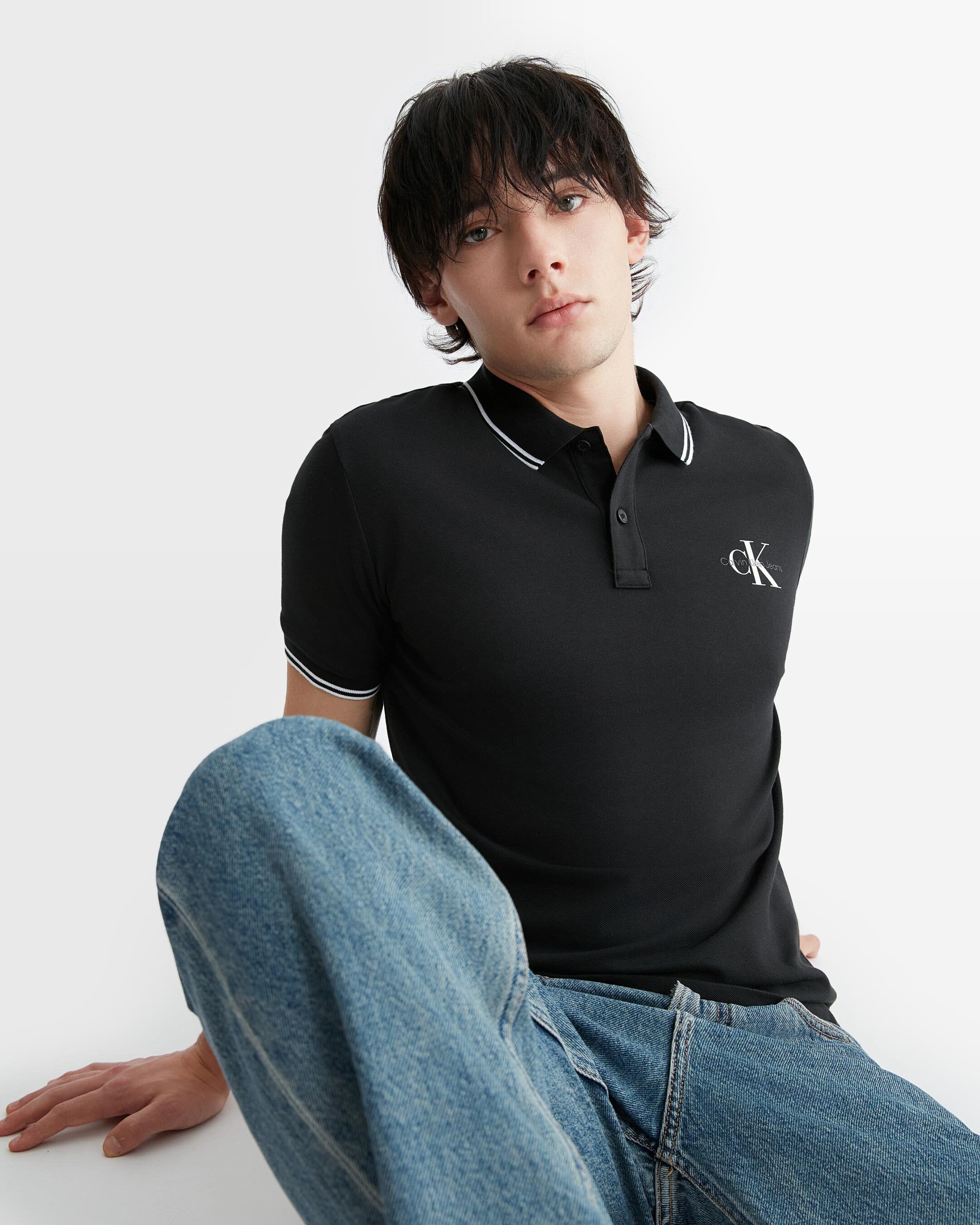 Polo calvin klein hotsell homme