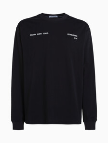Long Sleeve Graphic T-shirt, Ck Black, hi-res