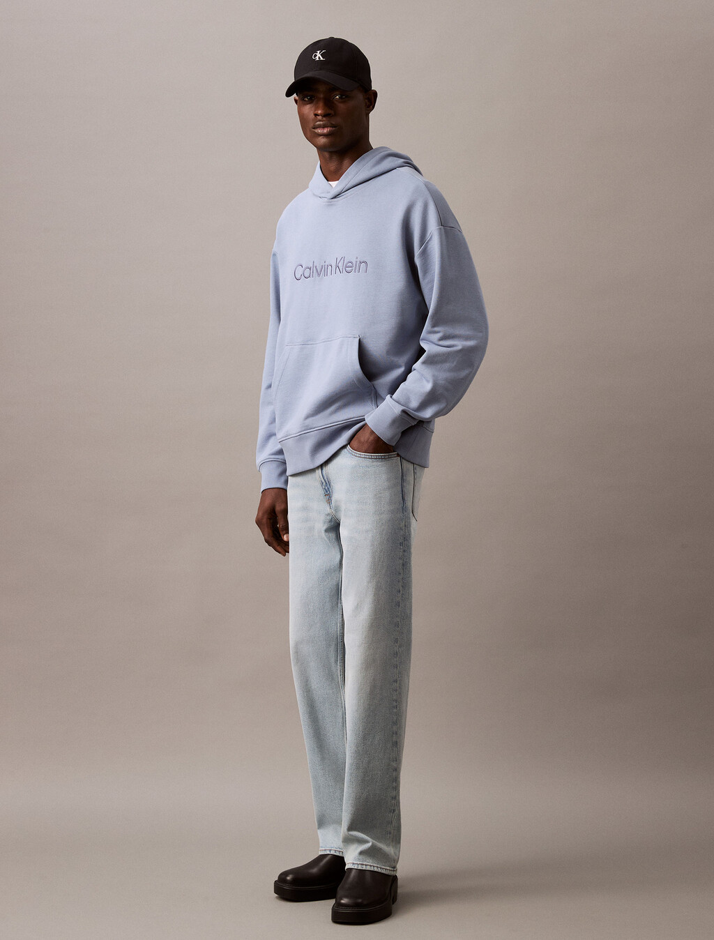 Hero Logo Terry Hoodie, Troposphere, hi-res