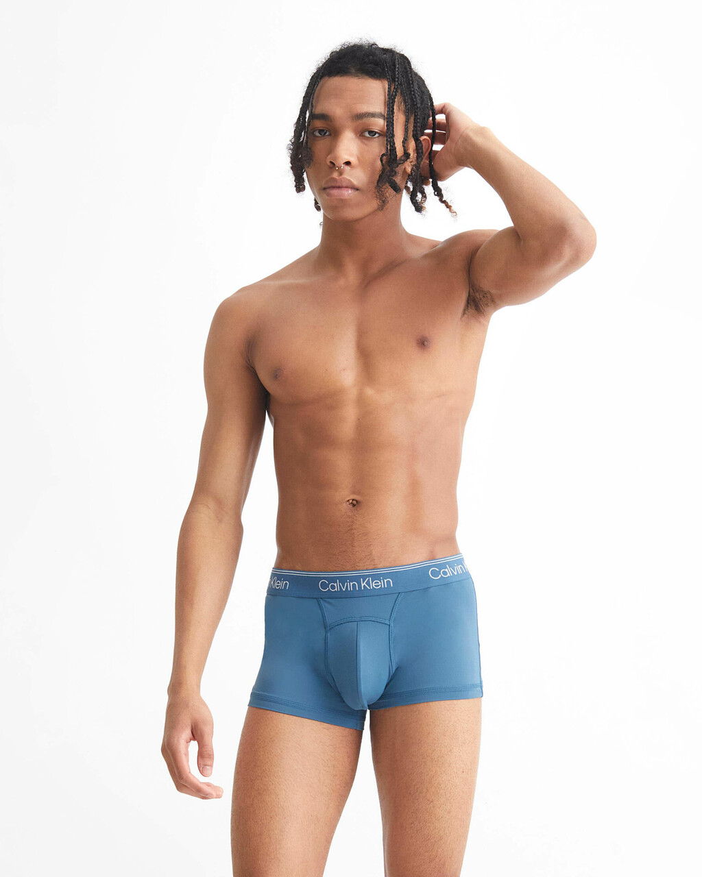 Athletic Micro Low Rise Trunks, blue