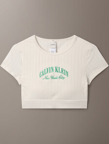 Heritage 經典棉質彈性 T 恤胸罩, Tofu, hi-res