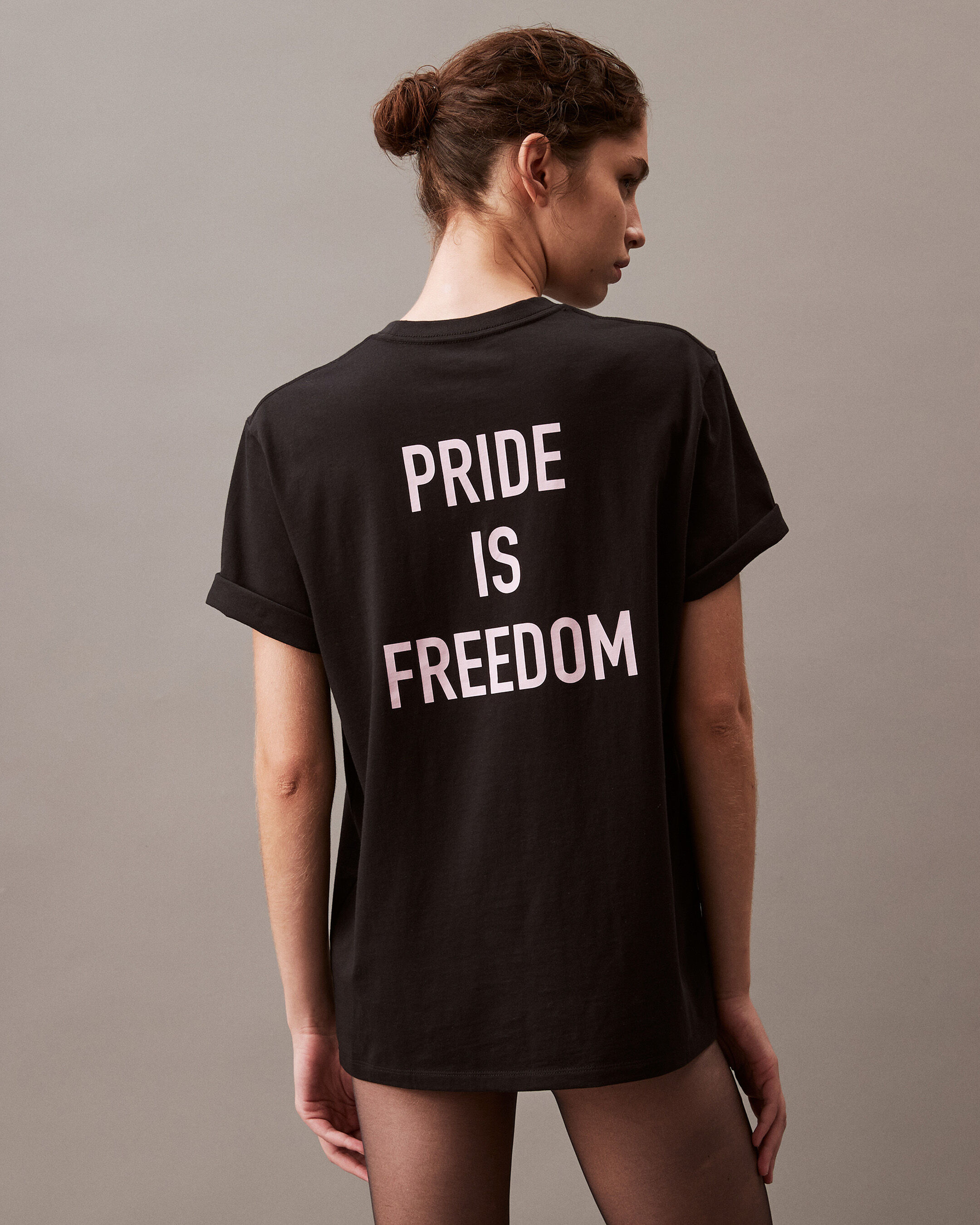 Pride is Freedom Logo Tee black Calvin Klein Taiwan