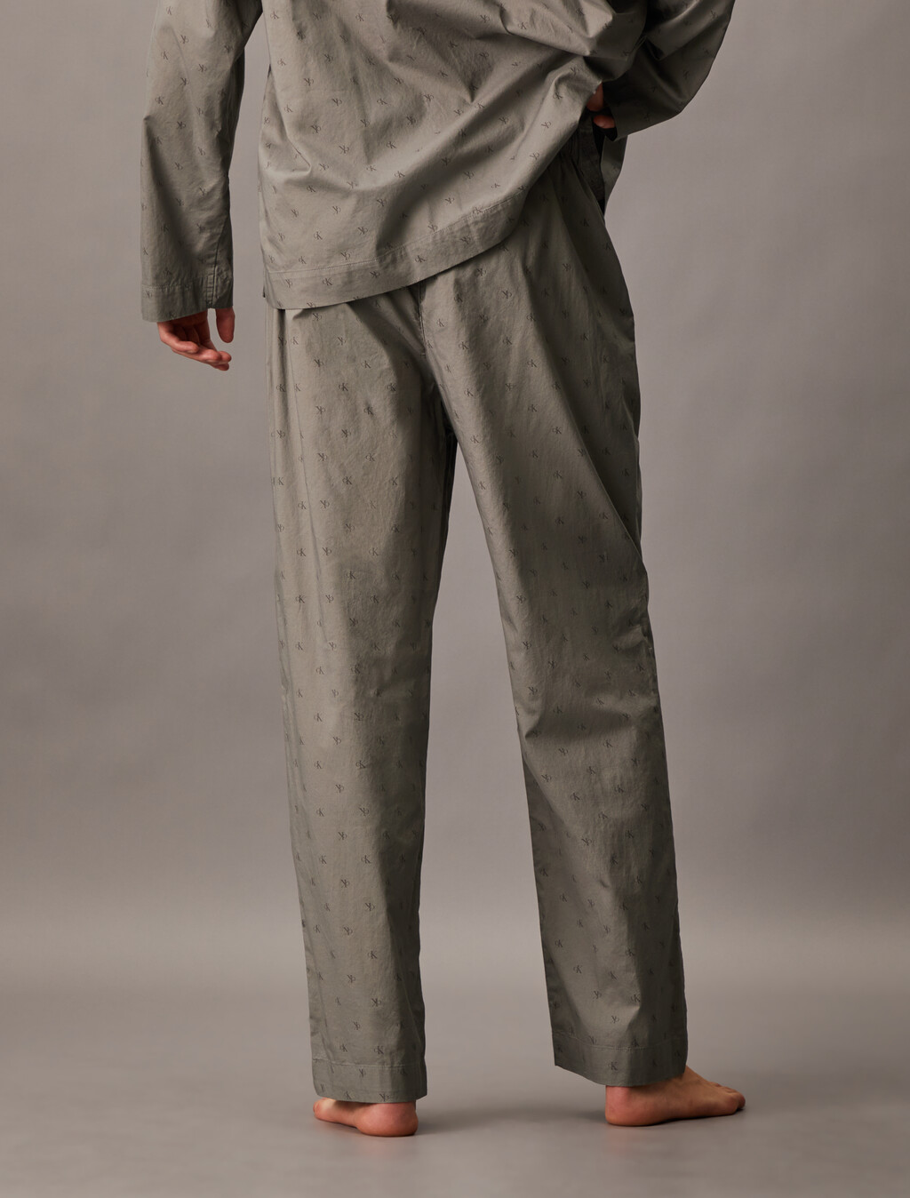 Comfort Cotton 棉質睡裝長褲, 17496 DIAMOND LOGO+BRUSHED NICKEL, hi-res