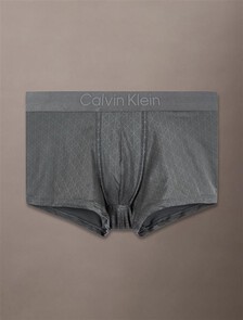 Low Rise Trunks - Micro Stretch Logo, TEENIE DELUSTER EMBLEM_SMOKED PEARL, hi-res