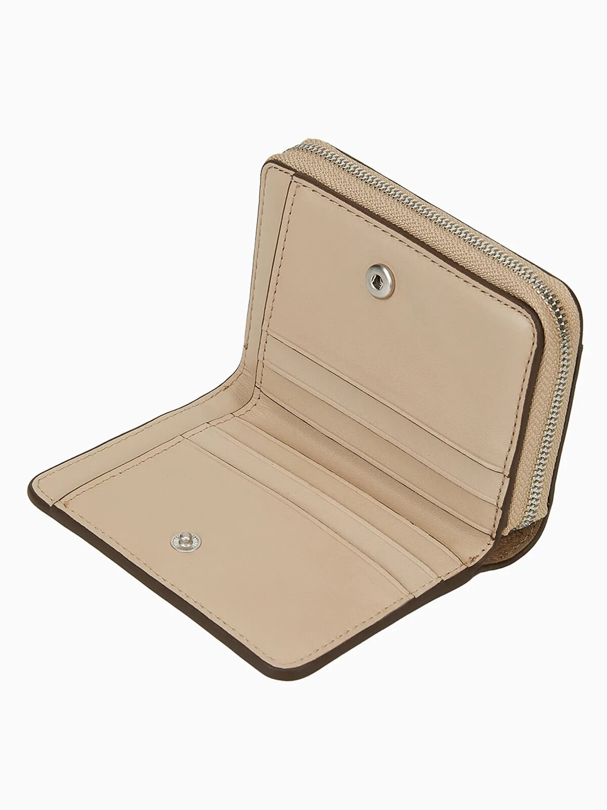 ★ ★ Minimal Monogram Medium Wallet 4K1066G PBF Minimal Monogram Medium Zip Around Wallet | brown | Calvin