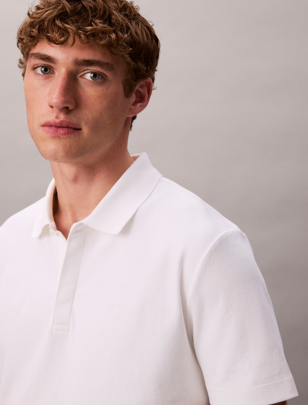 Premium Cotton Polo, Bright White, hi-res