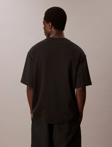 Calvin Klein 標誌 T 恤, Black, hi-res