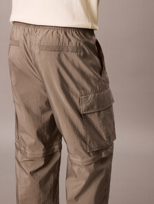 Nylon Zip-Off Cargo Pants, Mourning Dove, hi-res