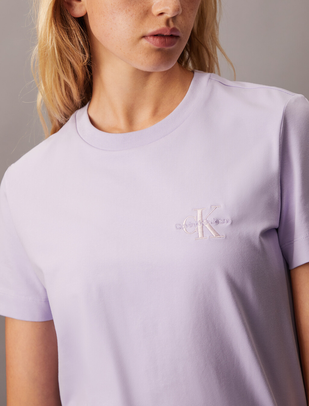 MONOGRAM TEE, Pastel Lilac, hi-res