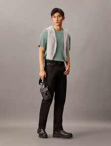 Smooth Cotton 防紫外線棉質 T 恤, Lead, hi-res